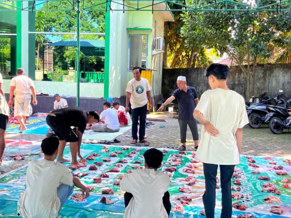 Maknai Kebahagiaan Idul Adha, Ketu DPW PPP NTB Salurkan Belasan Hewan Kurban untuk Warga