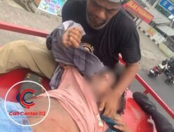 Lagi Dinas, Petugas Damkartan Lombok Tengah Kebetulan Lewat dan Evakuasi Warga Tersengat Listrik di Meteng