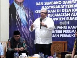 Wamen PKP Fahri Hamzah Targetkan Huntara Korban Kebakaran Kalimango Sumbawa Rampung Dua Bulan