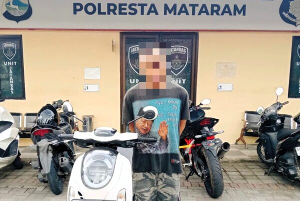 Curanmor di Mataram, Pura-pura Jadi Tetangga Baik, Pria di Dayan Peken Nekat Curi Motor Warga: Berakhir di Tangan Polisi