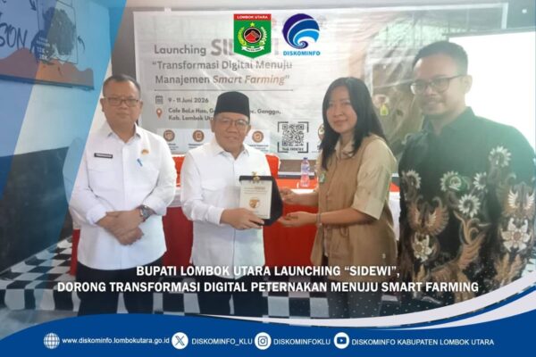 Lombok Utara Resmi Luncurkan SIDEWI, Peternak Kini Bisa Kelola Sapi Pakai Barcode