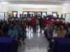 Gowes Kamtibmas Polres Lombok Utara Tembus Desa Ke-41, Kapolres AKBP Agus Purwanta Bagi Sembako untuk Lansia