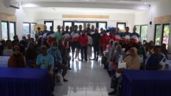 Gowes Kamtibmas Polres Lombok Utara Tembus Desa Ke-41, Kapolres AKBP Agus Purwanta Bagi Sembako untuk Lansia
