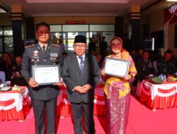 Kapolres & Ketua Bhayangkari Lombok Utara Sabet Penghargaan Bupati di Hari Bhayangkara ke-80