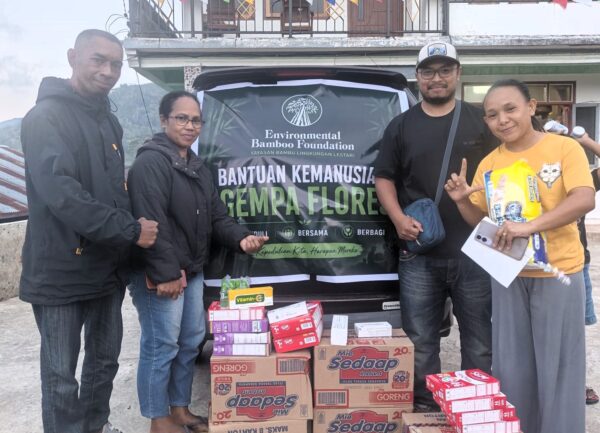 Pemdes Belang Turi Gandeng LSM Bantu Korban Gempa Manggarai